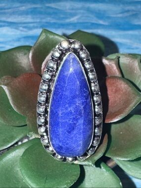 Silver Sapphire Ring